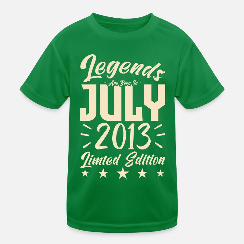 Naissance En Juillet 2013. Cadeau d'anniversaire. T-shirt sport Enfant