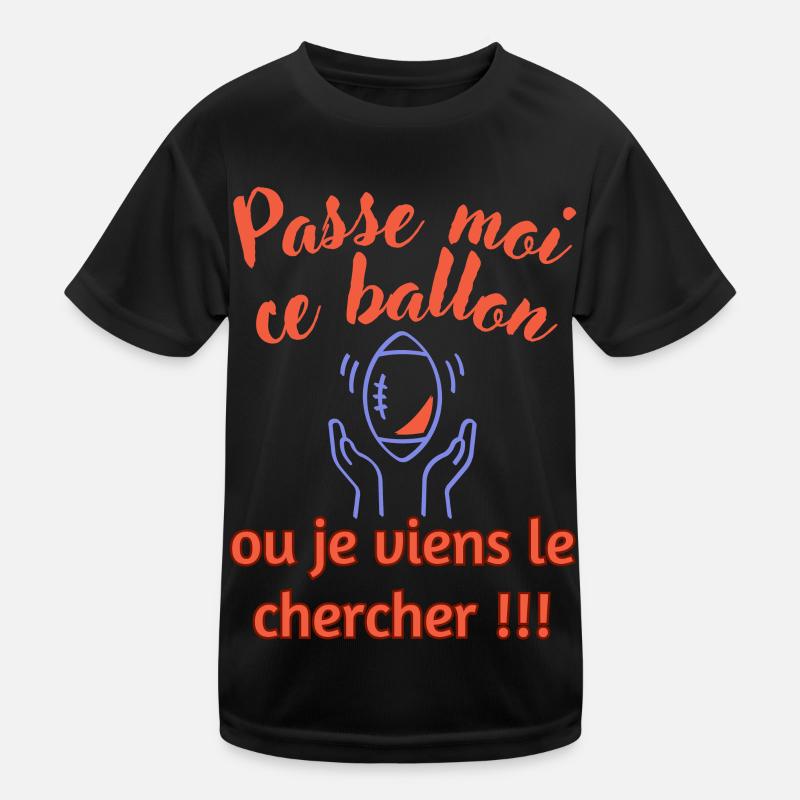 Passe moi ce ballon matchs rugby cadeau T-shirt sport Enfant