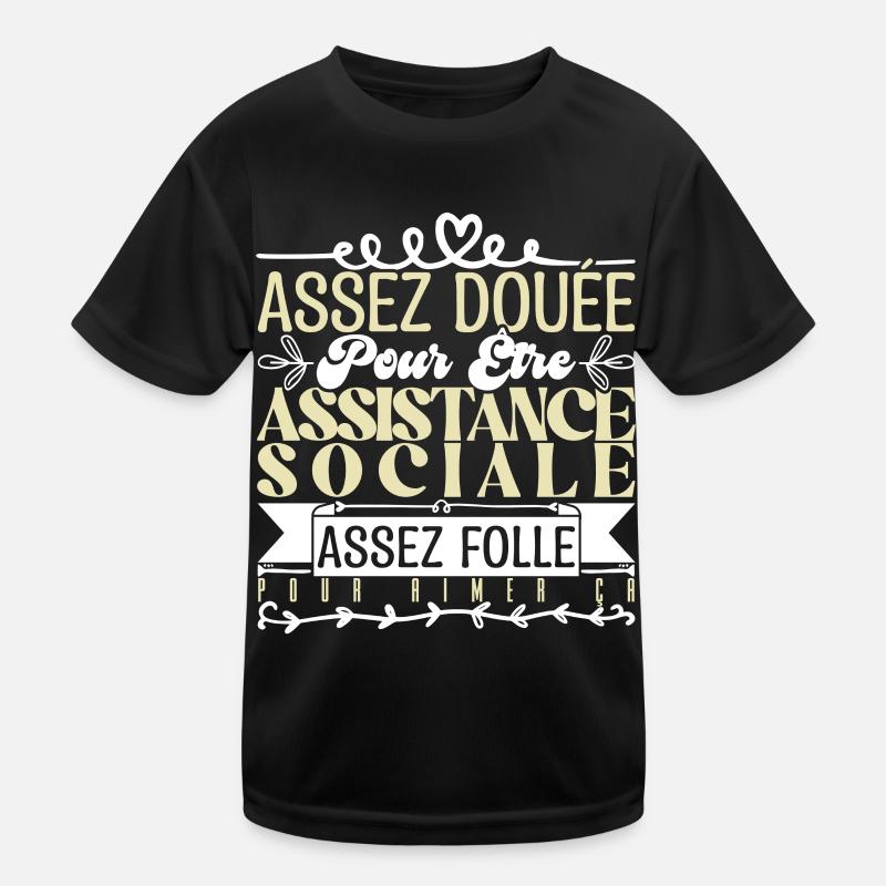 Cadeau Assistante Sociale. Parfaite Assistante. T-shirt sport Enfant