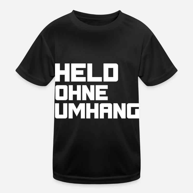 Held ohne Umhang Kinder Funktions-T-Shirt