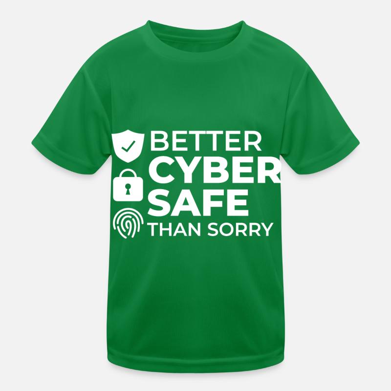 Cyber Security Information Computer Sicherheit Kids Functional T-Shirt