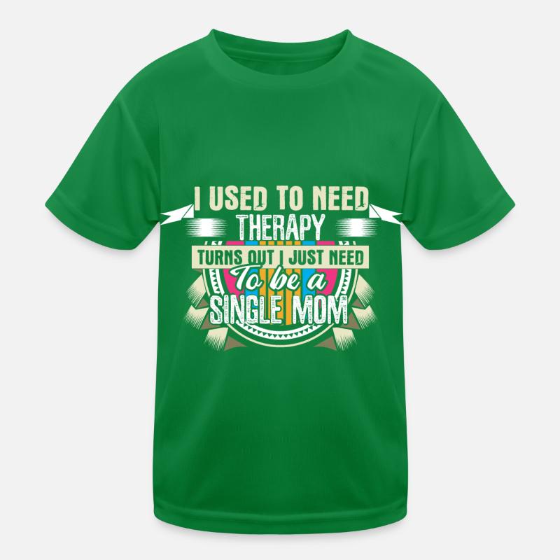 Idée cadeau mère célibataire T-shirt sport Enfant