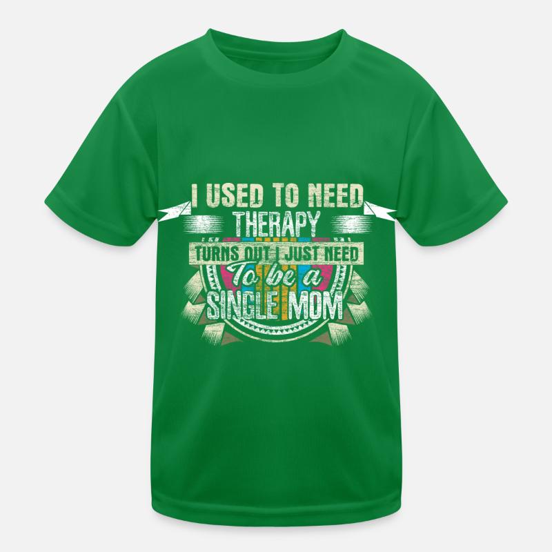 Idée cadeau mère célibataire fille monoparentale T-shirt sport Enfant