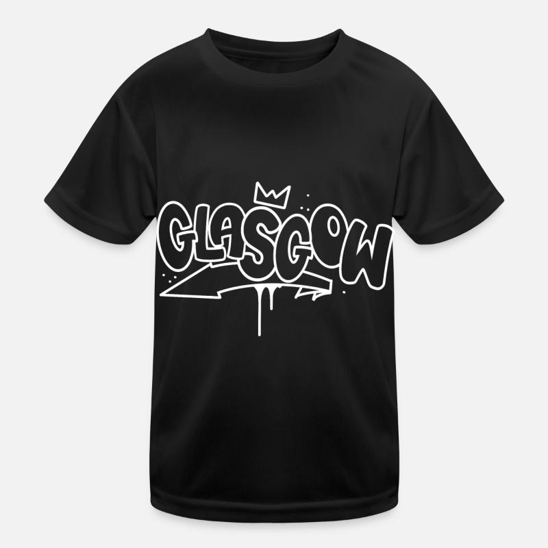 Glasgow Graffiti Kids Functional T-Shirt