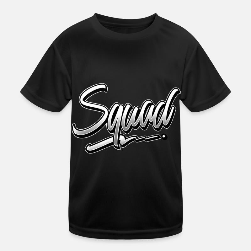 Squad Kinder Funktions-T-Shirt