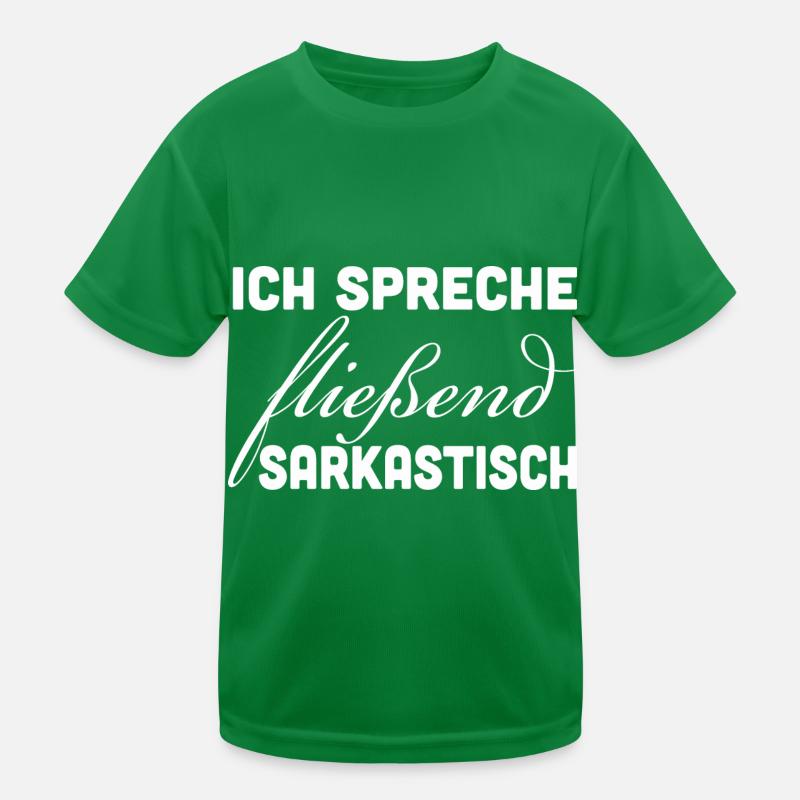 Fluently Sarcastic Kids Functional T-Shirt