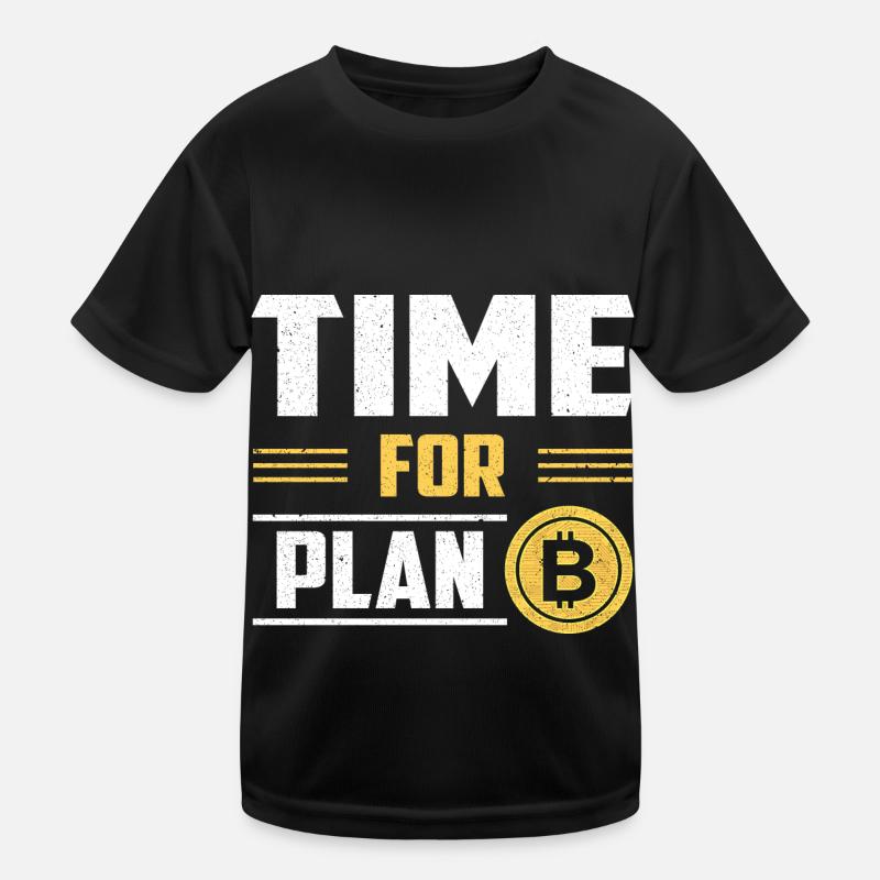 Bitcoin Crypto Blockchain cryptomonnaie BTC T-shirt sport Enfant
