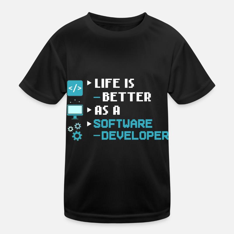 Software Development Software Developer Developer Kids Functional T-Shirt