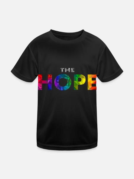 The Hope - Kids Functional T-Shirt - black - Front