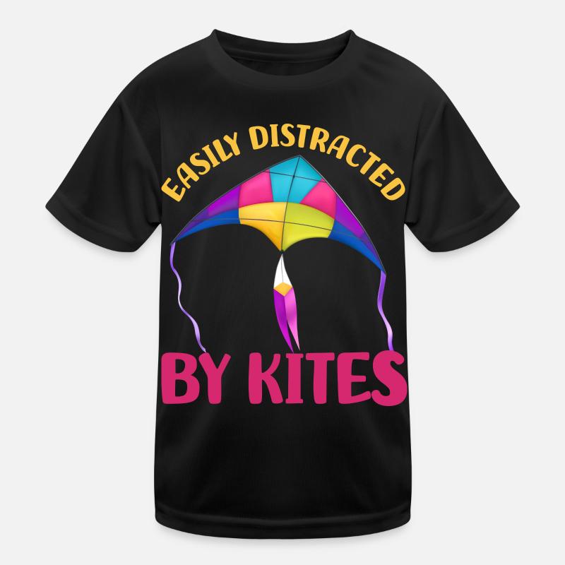 Kite flying Kids Functional T-Shirt