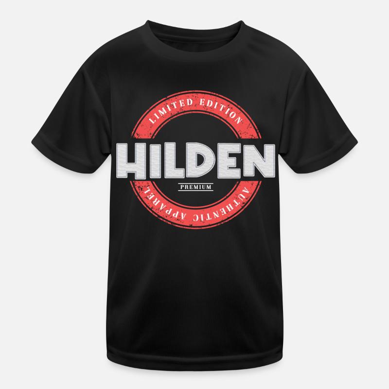 Hilden Germany City Skyline Home Love Kids Functional T-Shirt