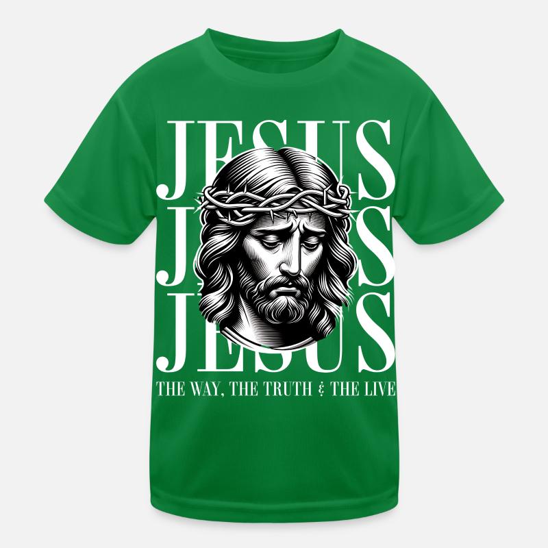 Jésus - Croire : une conception de foi forte T-shirt sport Enfant