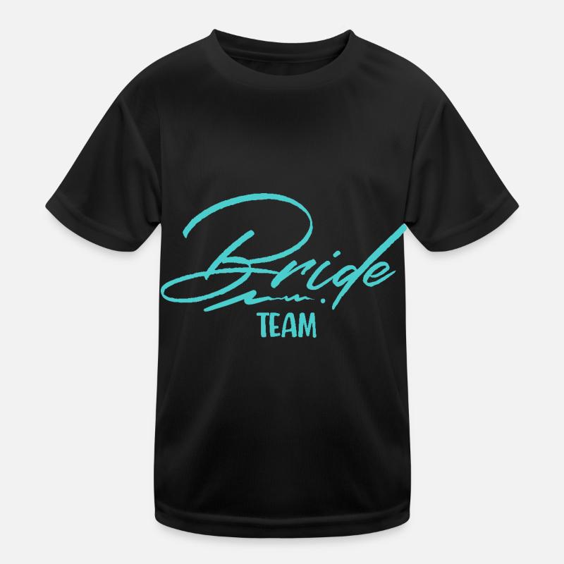 Team Bride Kids Functional T-Shirt