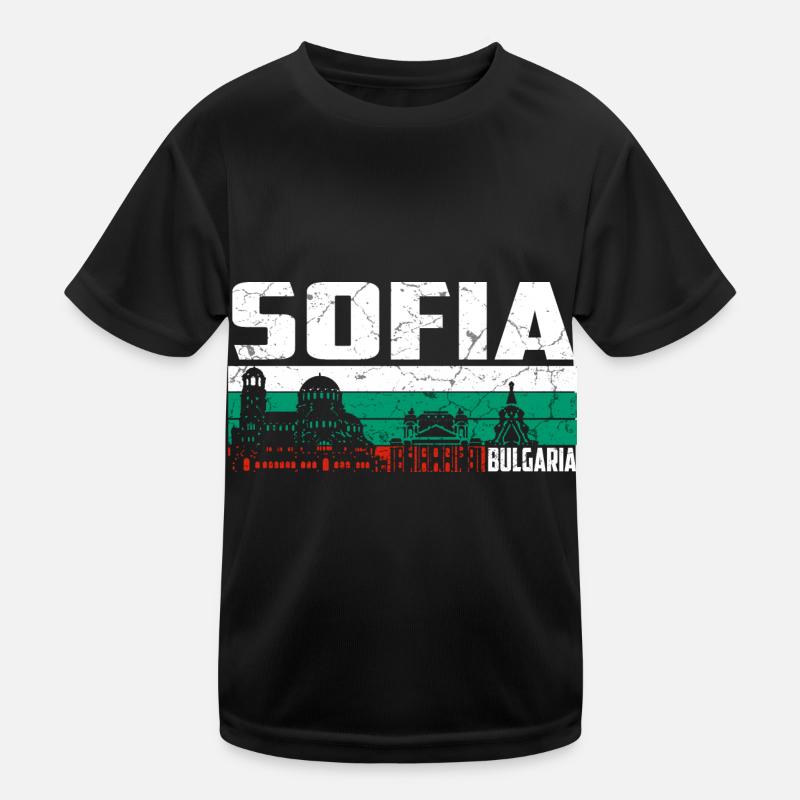 Sofia Bulgarien Kinder Funktions-T-Shirt