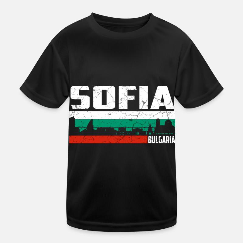 Sofia Bulgarien Kinder Funktions-T-Shirt