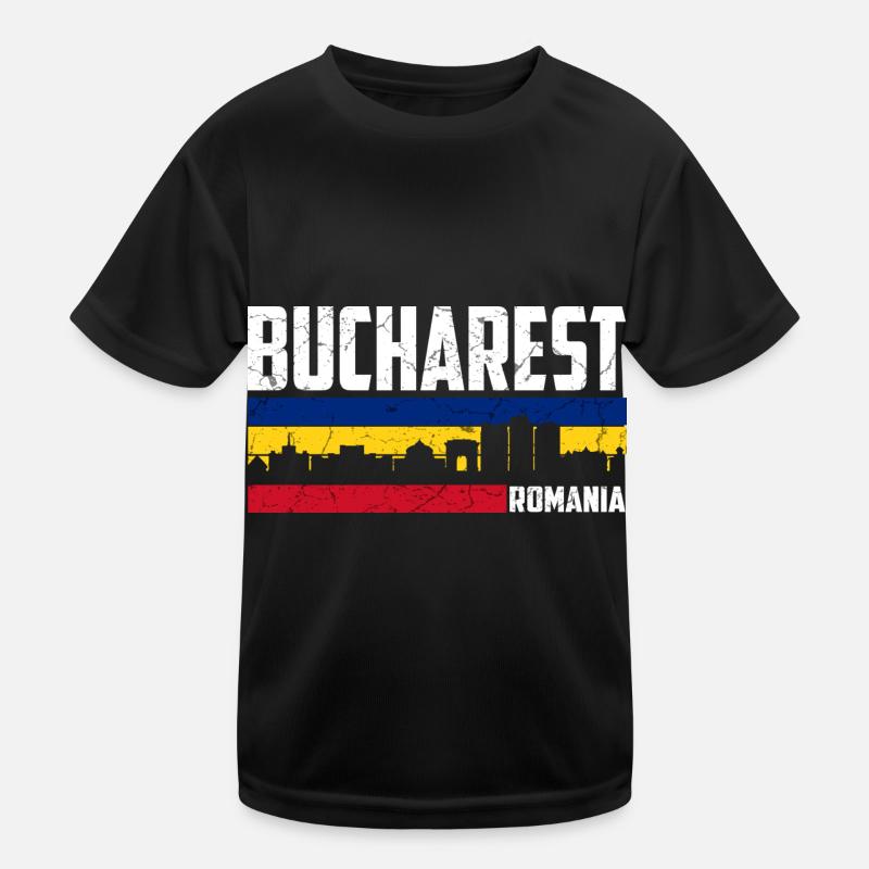 Bucarest Roumanie Ville Roumanie Bucarest T-shirt sport Enfant
