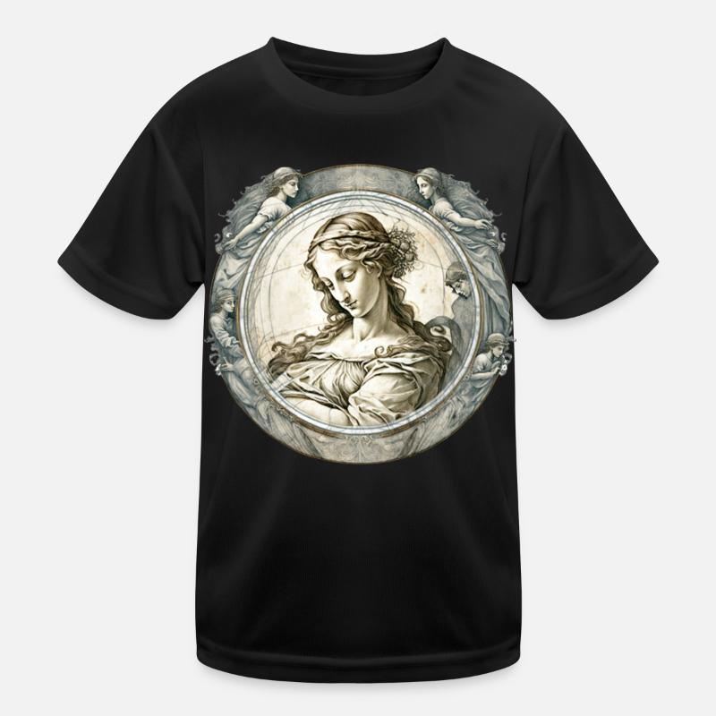 A design with a classic art theme, such as a paint Kids Functional T-Shirt