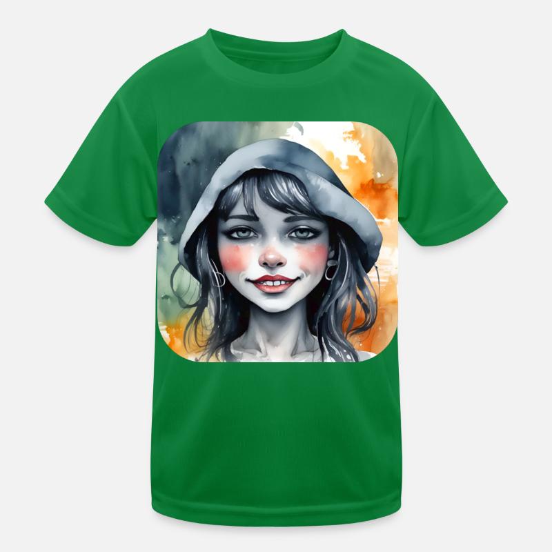 Moin Moin Mädchen Kinder Funktions-T-Shirt