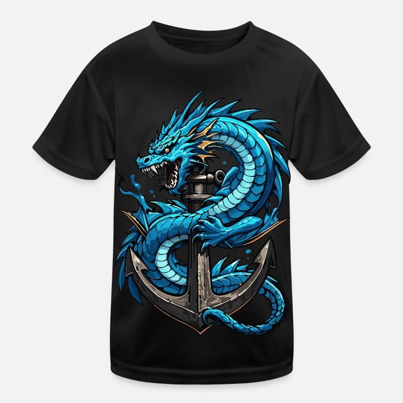 Seedrache Kinder Funktions-T-Shirt