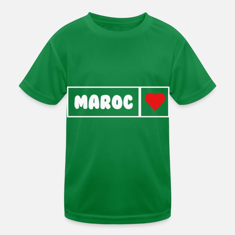 Marokko Kinder Funktions-T-Shirt