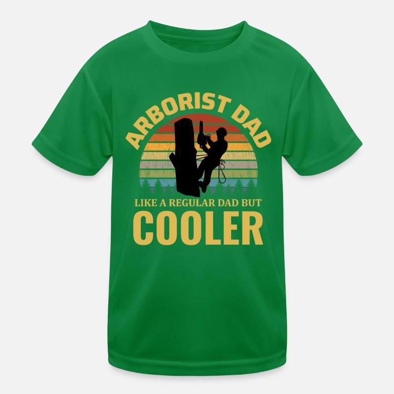 Arborist Papa Grimpeur d’arbre Escalade Vintage Retro T-shirt sport Enfant