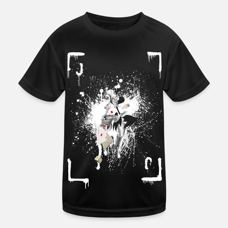 carte de jeu joker T-shirt sport Enfant