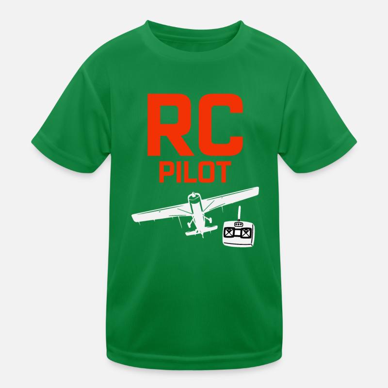RC Model Planes Avion Pilote Drôle cadeau T-shirt sport Enfant