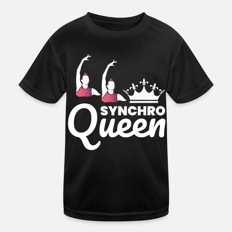 Nageur synchro Nageur Natation synchronisée Drôle T-shirt sport Enfant