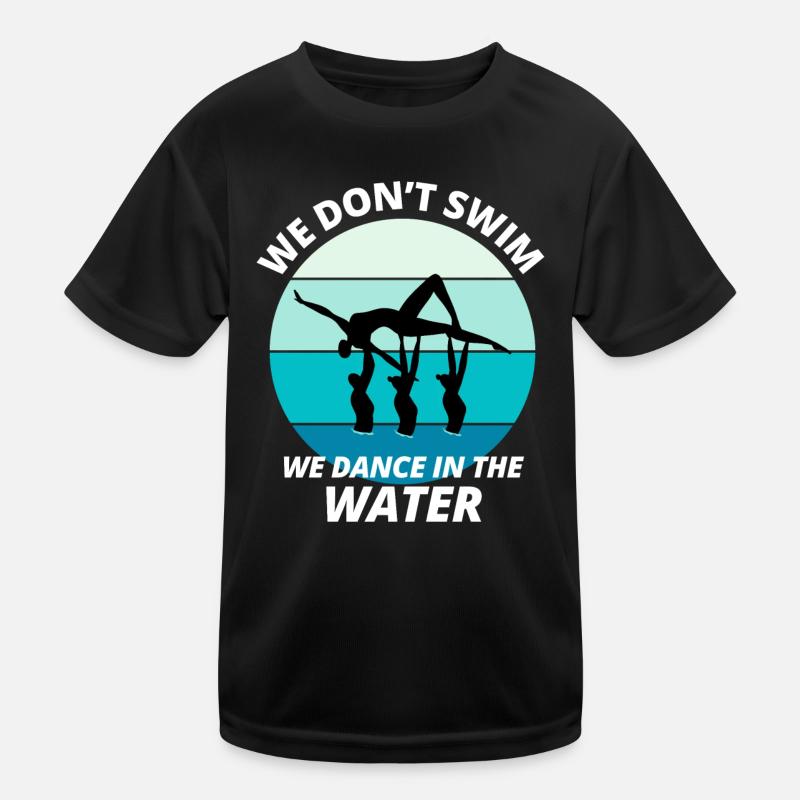 Nageur synchro Nageur Natation synchronisée Drôle T-shirt sport Enfant
