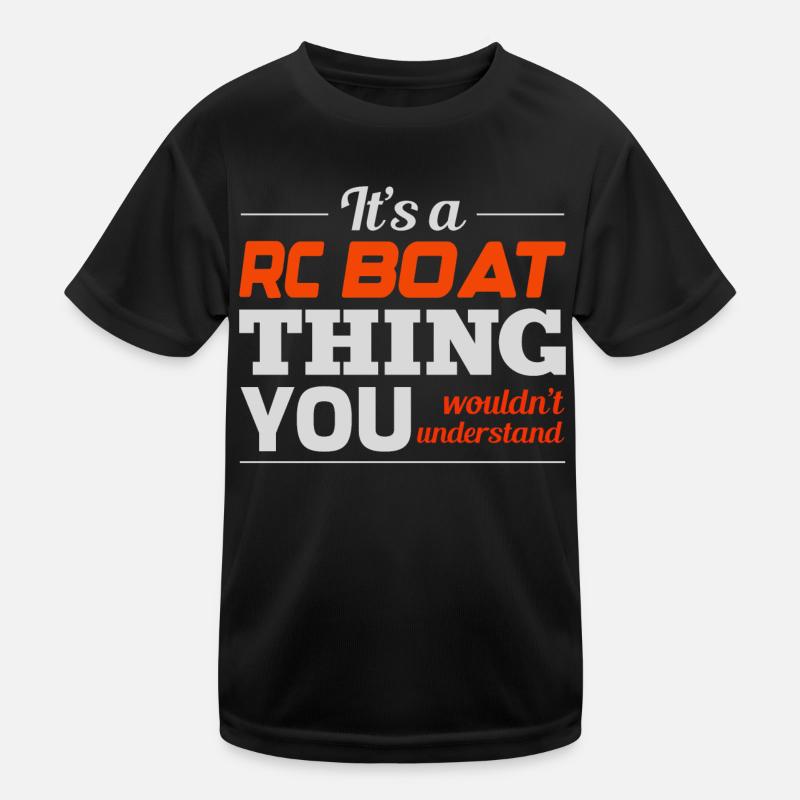 Rc Boat Racing Course de hors-bord électrique T-shirt sport Enfant