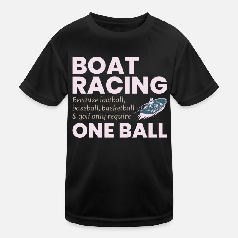 Course de bateaux à moteur Speedboat Course au large T-shirt sport Enfant