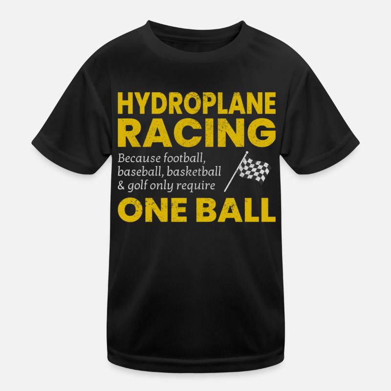 Hydroplane Boat Racing Course de hors-bord T-shirt sport Enfant