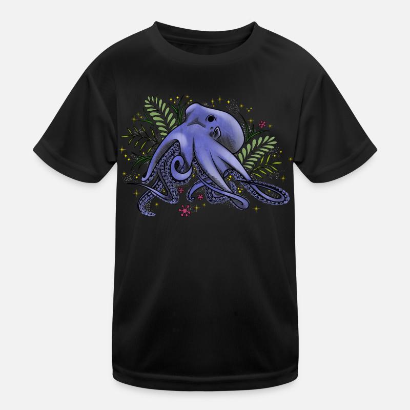 Octopus - Under the sea Kids Functional T-Shirt