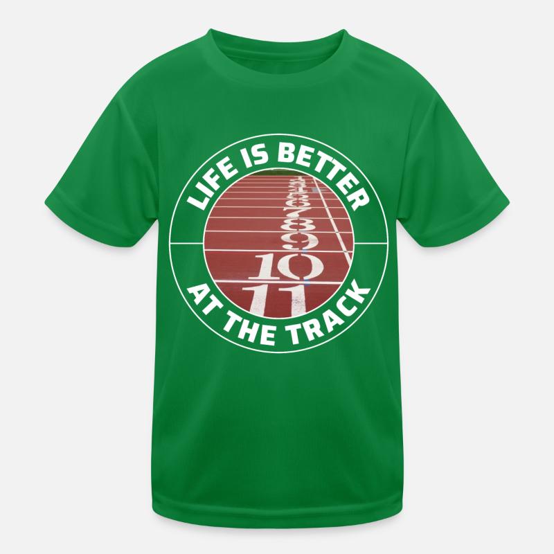 Hurdles Hurdling Hurdler Running Runner Athletes Kids Functional T-Shirt