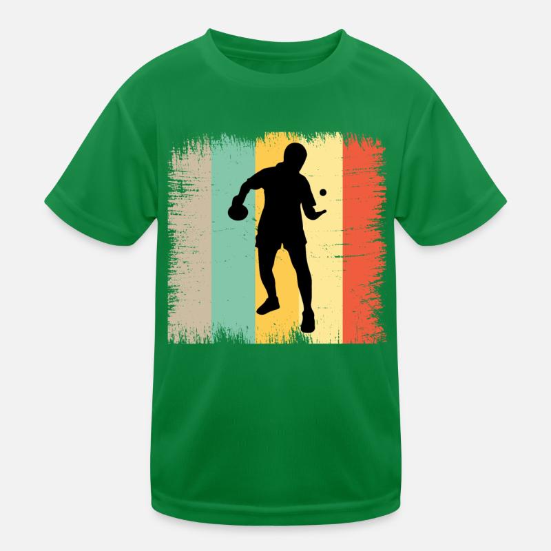 Ping Pong Master Table Tennis Coach Paddle Player Kids Functional T-Shirt
