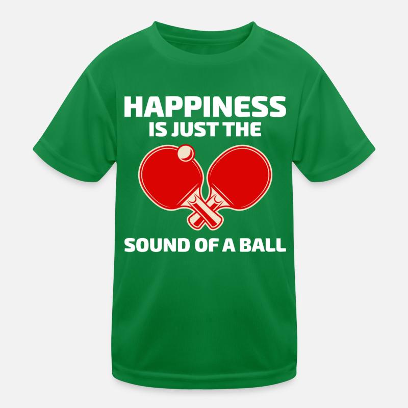 Ping Pong Master Table Tennis Coach Paddle Player Kids Functional T-Shirt