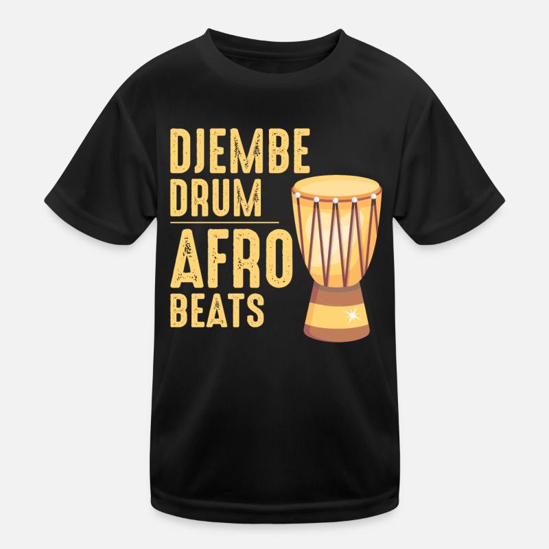 Djembe Player Drummer Music Drum Musician Kids Functional T-Shirt