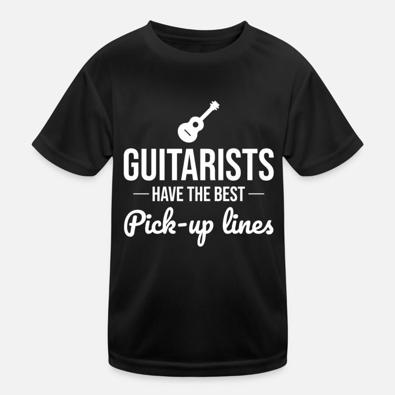 Gratter avec style: les lignes 'pick-up' des guitaristes T-shirt sport Enfant