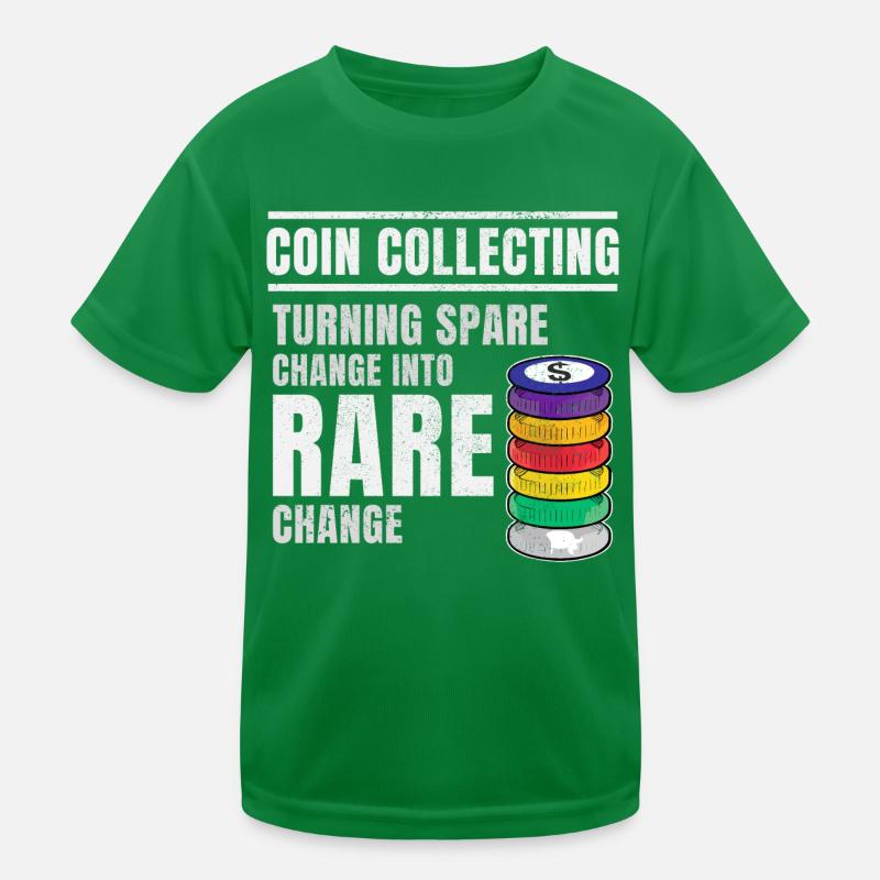 Numismatique de collection de pièces de monnaie T-shirt sport Enfant