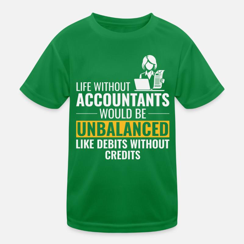 Comptable Comptabilité Tenue de livres Finance Drôle T-shirt sport Enfant