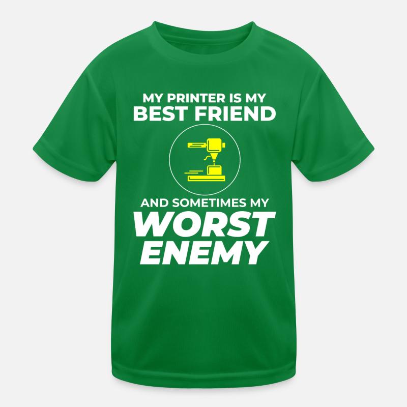 3D-Drucker 3D-Druck Kinder Funktions-T-Shirt