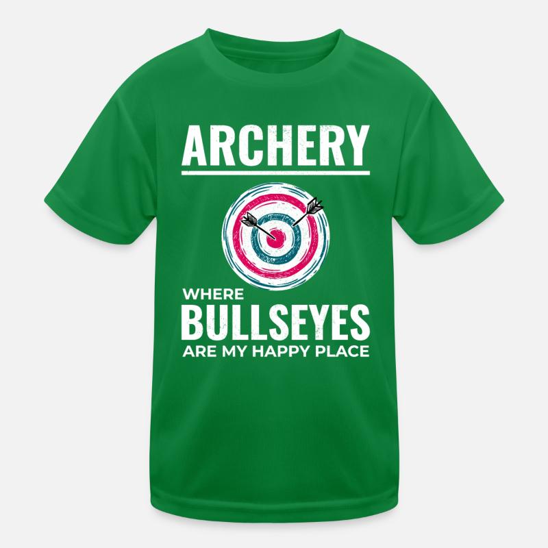 Archery Targets Archer Bullseye Shooting Sport Kids Functional T-Shirt
