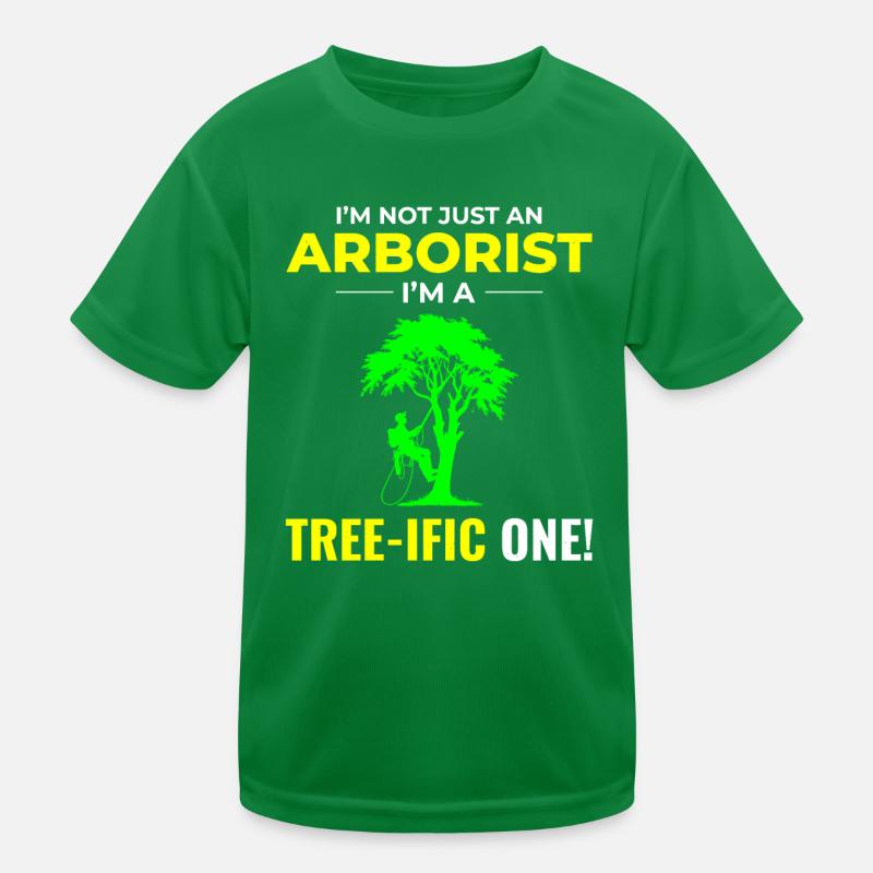 Baumpfleger Baumchirurg Kletterer Klettertrimmer Kinder Funktions-T-Shirt