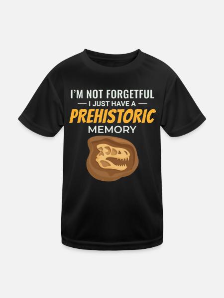 Fossil Hunting Paleontology Collector Geology - Kids Functional T-Shirt - black - Front