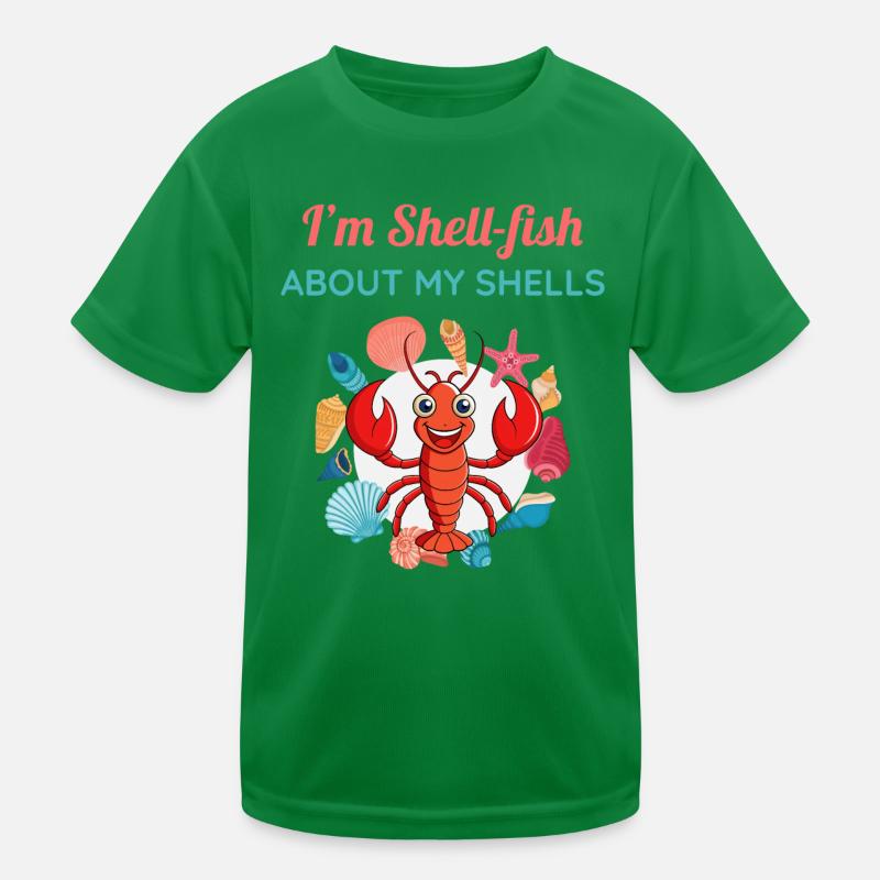 Coquillages Collector Beachcomber Sea Shell Ocean T-shirt sport Enfant