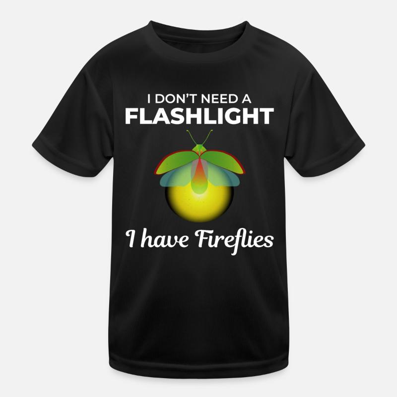 Fireflies Firefly Lightning Bug Insect Collector Kids Functional T-Shirt