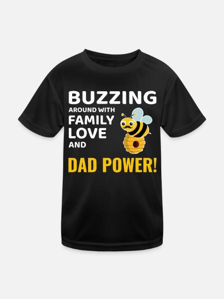 Honeybee Dad Beekeeper Apiculture Insect Collector - T-shirt sport Enfant - noir - Devant