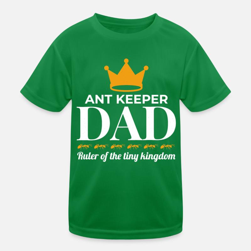 Gardien de fourmis papa Entomologiste Collectionneur d’insectes T-shirt sport Enfant