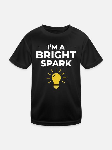 Electrician Humor Electrical Technician Engineer - Kids Functional T-Shirt - black - Front
