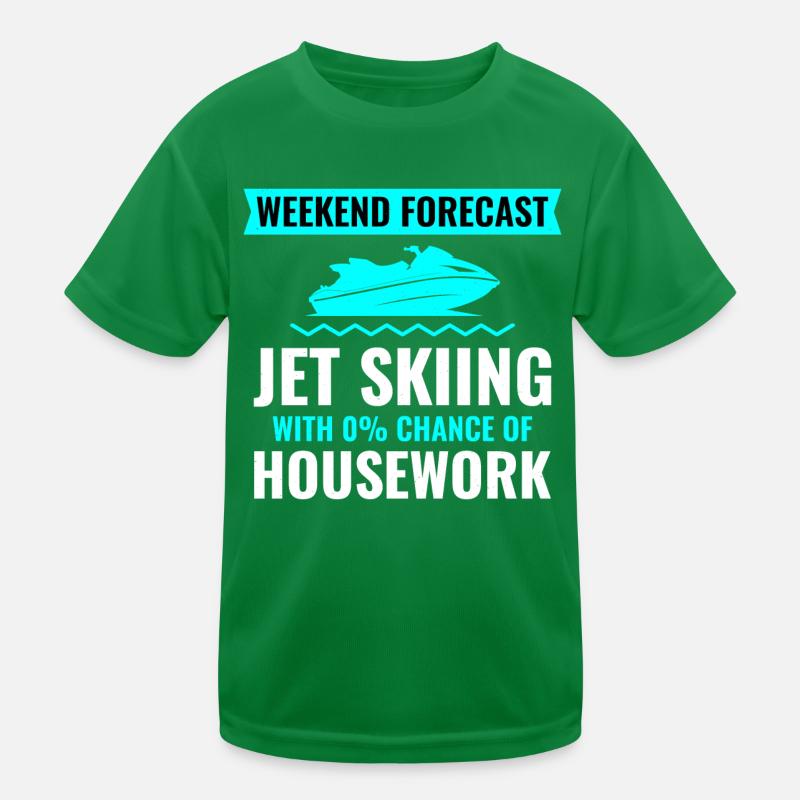 Jet Skiing Weekend Getaway Kids Functional T-Shirt